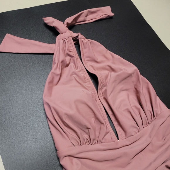 Cupshe Dusty Pink Swim Suit - Picture 7 of 10